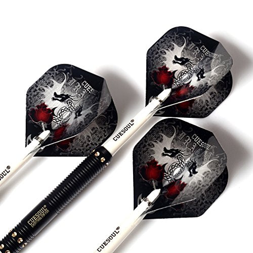 CUESOUL Dragon 21g Professional Steel Tip Darts with Case, 21g-25g Series - 21g variant F2304L