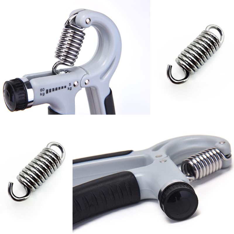 5 Pack Hand Grip Strengthener Replacement Springs - Durable Steel