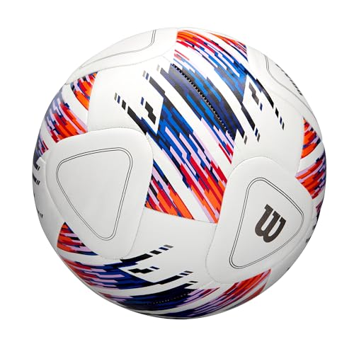 NCAA Vivido Replica Soccer Ball - Size 5 - White/Orange/Purple