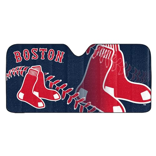 Boston Red Sox Windshield Sun Shade - 59" x 29.5"