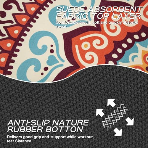 Non-Slip Rubber Pilates Reformer Mat - Eco-Friendly Towel Cover