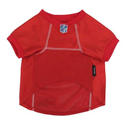 NFL Pet Jersey - Soft Polyester Fabric with Team Screenprint