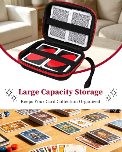 Playing Card Storage Case for 300+ Cards - Travel Holder