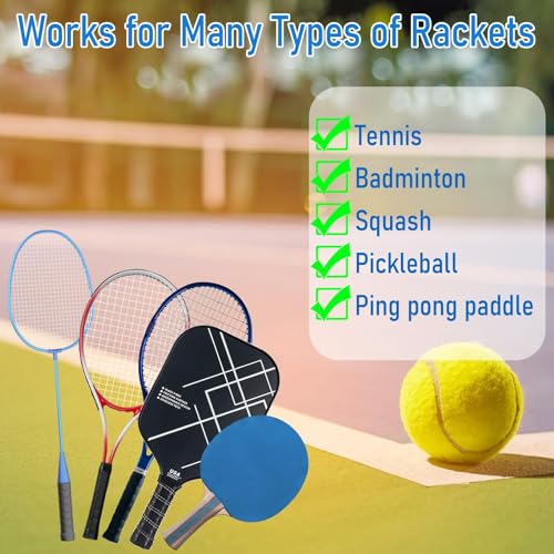 Tennis Racket Grip Tape - 3 Pack Purple, Anti-Slip Precut Design