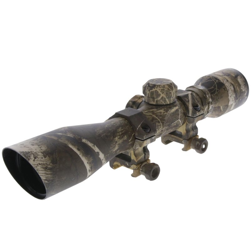 TRUGLO 4x32mm Compact Rimfire and Shotgun Scope Series, Diamond Reticle, Realtree Xtra