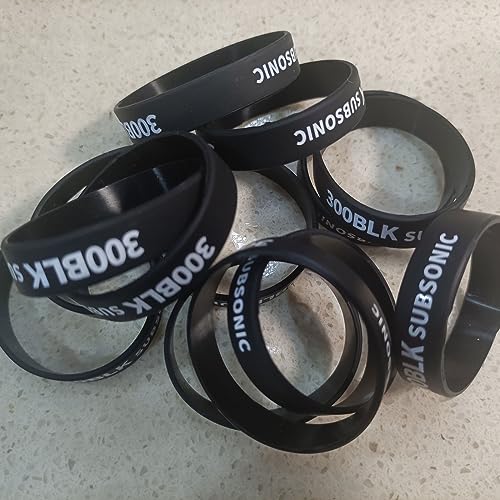 300 BLK Subsonic Magazine Marking Bands - 12 Pack Black & White