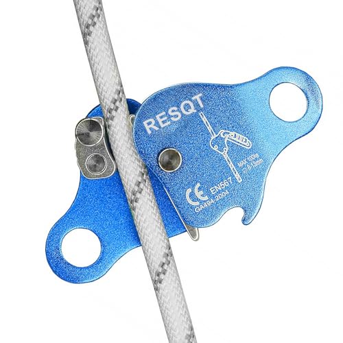 RESQT Climbing Ascender Rope Grab Fall Protection Device Aluminum Alloy