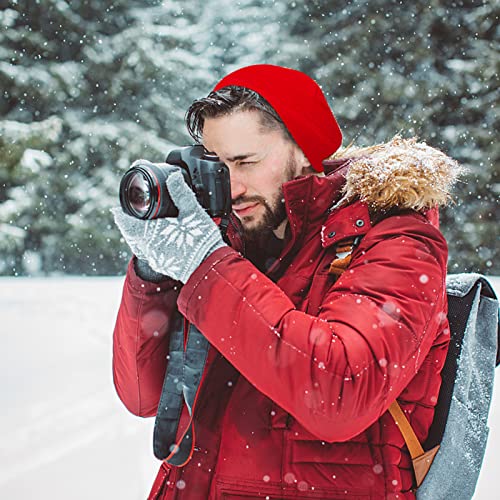 Tactical Polartec Fleece Beanie Hat - One Size / Red