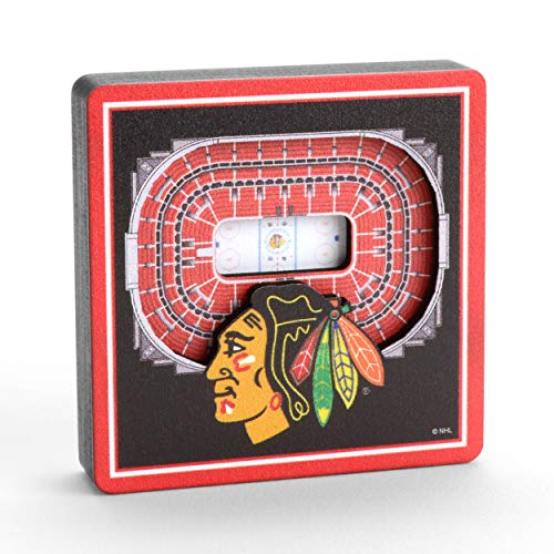 3D StadiumView Magnet - Chicago Blackhawks | Strong Construction
