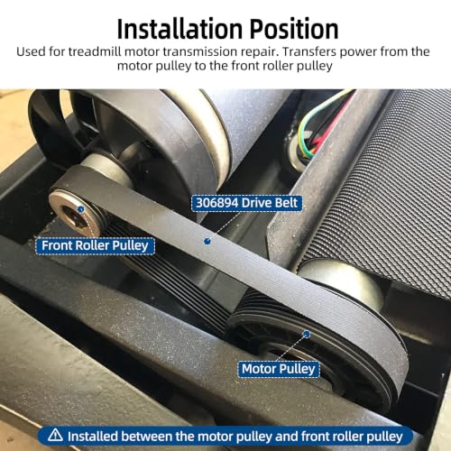Treadmill Drive Belt Replacement for NordicTrack 2950 - 8-Rib Design