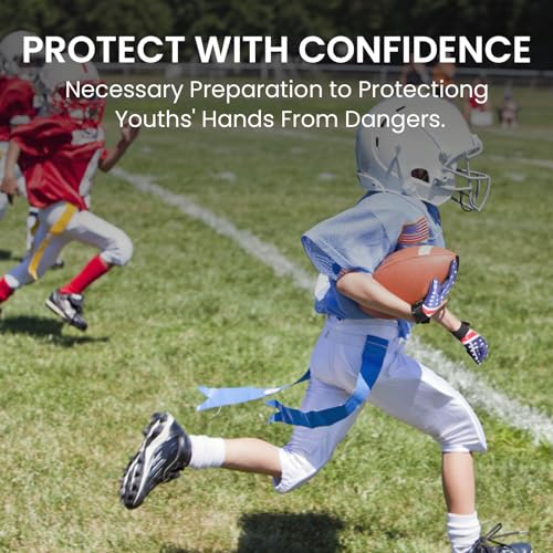 Youth USA Flag Football Receiver Gloves - Pro 3.0 - X-Large