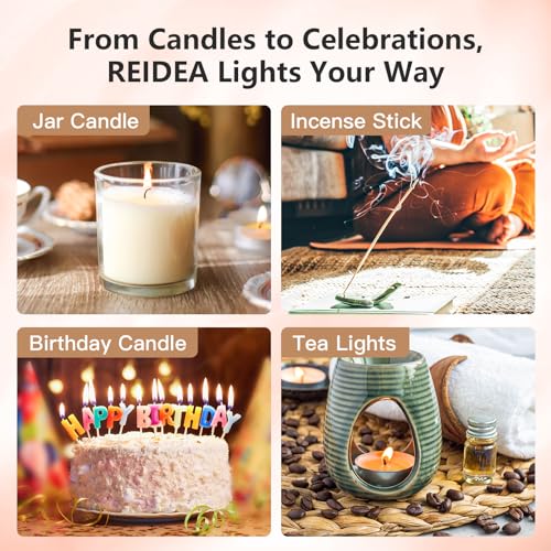 Flameless USB Rechargeable Candle Lighter - Champagne Gold