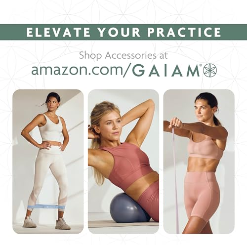 Pilates Starter Kit with Mat, Ring & Resistance Bands - 6 Pieces