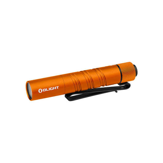 OLIGHT I3T 2 EOS Pocket EDC Flashlight, 200 Lumens Compact Bright Handheld Flash Lights, Dual-Output Tail Switch with AAA Battery and Two-Way Pocket Clip for Camping and Hiking (Orange)