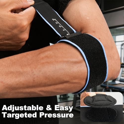 Adjustable Elbow Brace with Removable Pad for Tendonitis and Tennis Elbow