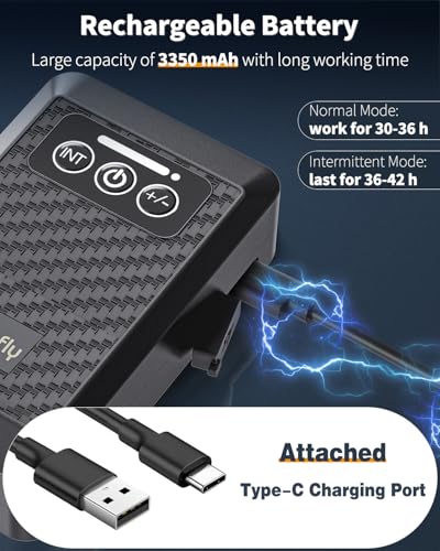 Pawfly 60-100 Gal Ultra Quiet USB Rechargeable Live Bait Aerator 3.5W 64 GPH for Outdoor Fishing
