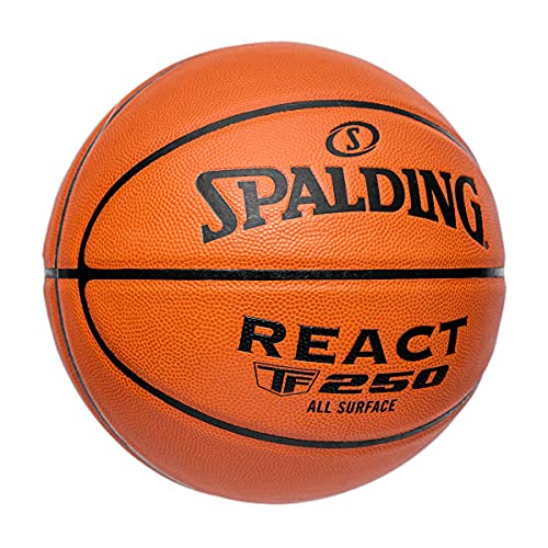 Spalding React TF-250 Size 7 29.5" Indoor-Outdoor Basketball - Orange
