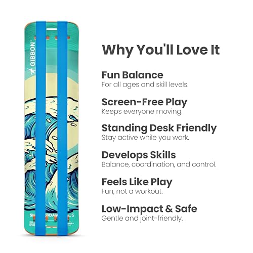 Balance Board for Kids & Adults - Core Workout Trainer