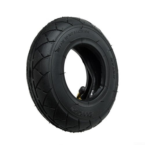 200x50 8inch Rubber Tire & Inner Tube Set For Electic Scooters Thickened Solid Tire Inner Tube Replacement 200x50 Scooter Wheel Part Black