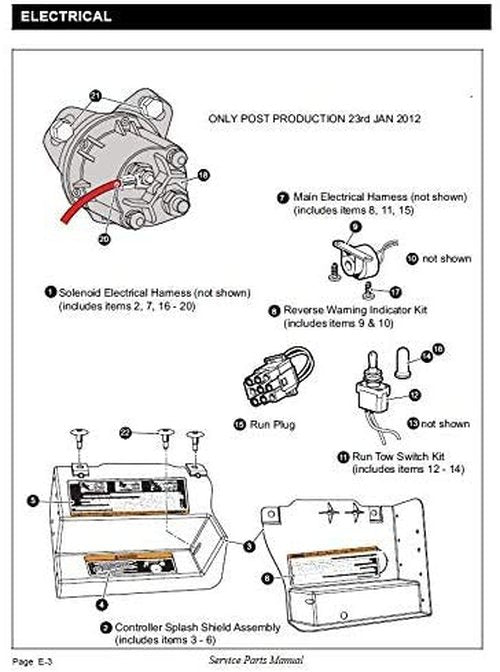 Golf Cart EZGO RXV Solenoid, 48V 150A,4 Terminal Replace OEM# 624317,649373