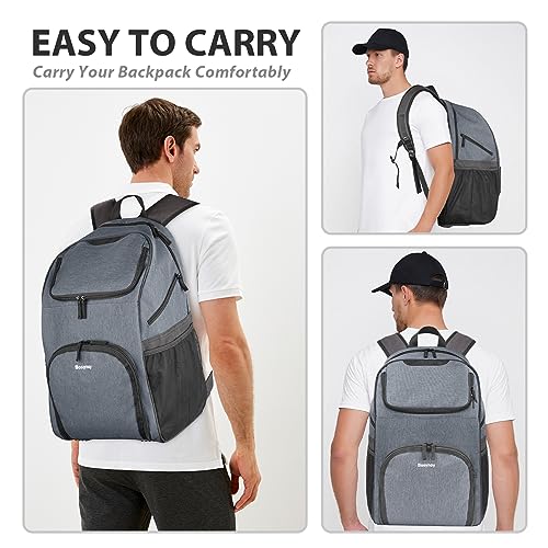 Bowling Backpack with Shoe Compartment - Grey, Fits Size 16