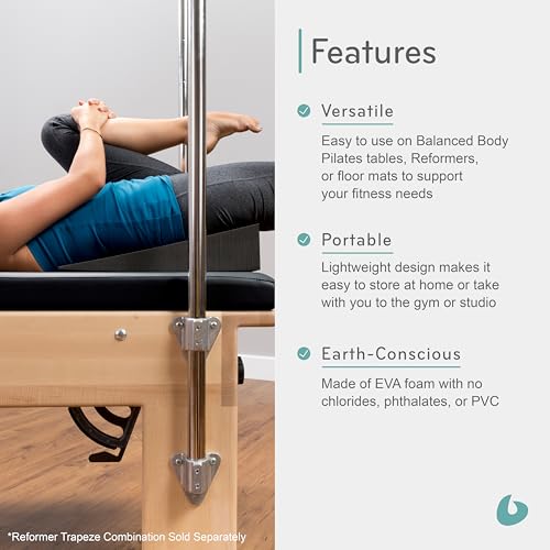 Large Foam Wedge for Pilates - Portable Exercise Support