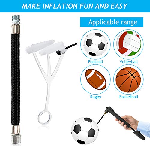 16-Piece Exercise Ball Plug Replacement Kit with Needle and Nozzle