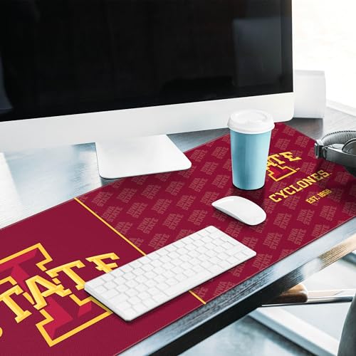 Iowa State Cyclones Desk Pad - Water-Resistant, Non-Slip, 31.5" x 12"