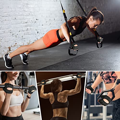 Weight Lifting Gloves for Men & Women - Black, Medium Size
