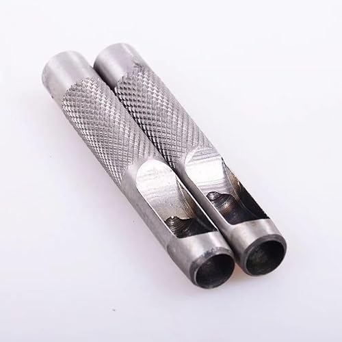 3Pcs Silver Grommets Hole Punch, Steel Hollow Leather Punch Set, 3-Piece Set (1/4, 3/8, 1/2 inch) is an Original Accessory for The ASDFGHT Grommet Tool Kit,Grommet Kits
