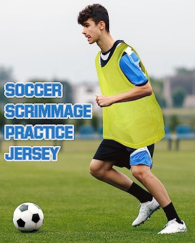 36 Pcs Adult & Youth Pinnies Scrimmage Vests for Soccer & Basketball