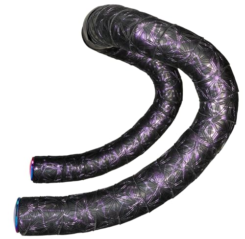 Supacaz Super Sticky Kush Bike Handlebar Tape Oil Slick Star Plugz