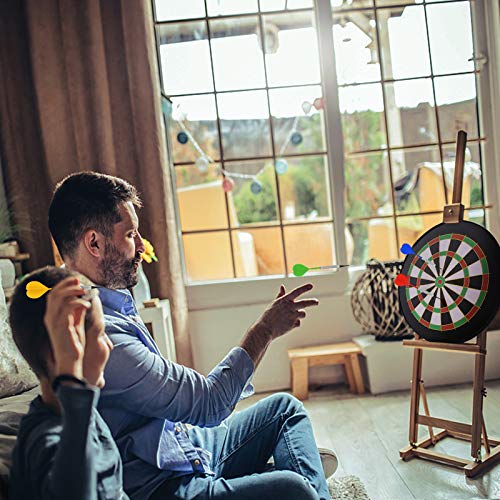 Soft Tip Darts Set - 12 Plastic Darts with 100 Extra Tips - Silver