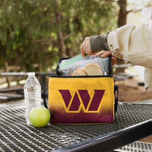 NFL Team Big Logo Stripe 6-Pack Coolers - Washington Commanders