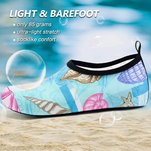 Unisex Barefoot Water Shoes - Quick-Dry Non-Slip Aqua Socks for Beach & Swim