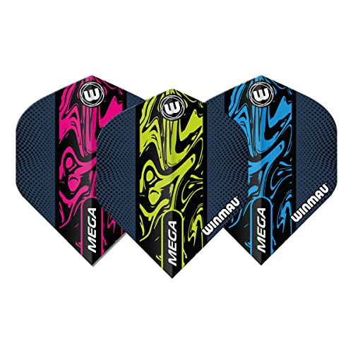 Mega Standard Liquid Dart Flight Set - 9 Flights in Total