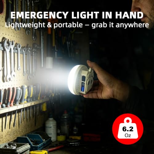 Vcwtty Rechargeable Camping Lantern 3000LM, Magnetic & Water-Resistant, Cool White - Variation 1