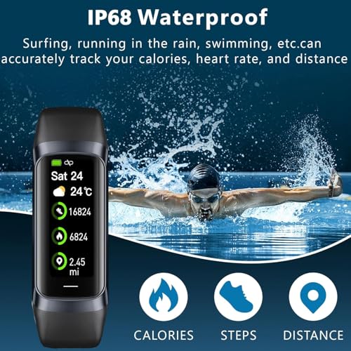 Fitness Tracker with Heart Rate, Blood Oxygen & Sleep Monitor