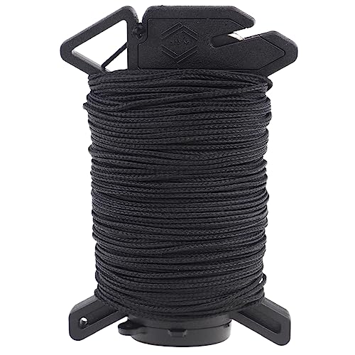 Atwood Rope Ready Rope Micro Cord Dispenser Black 125ft 100lb Survival Tool