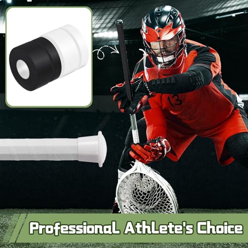 Gemscream 30ft Lacrosse Stick Tape Pack - Black & White, 1/2 & 1 Inch, 12 Rolls
