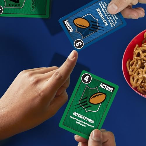 Monopoly Deal NFL Edition Card Game - Fast-Paced Family Fun
