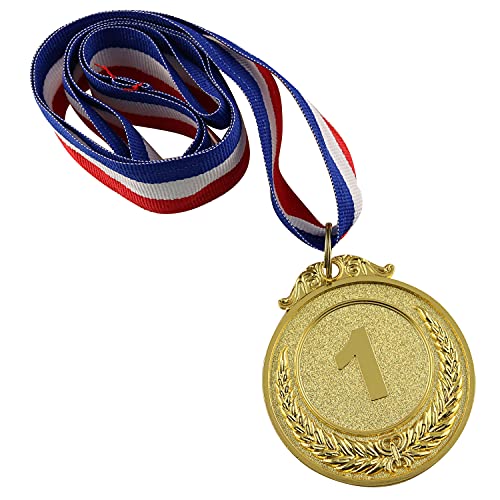50mm Zinc Alloy Award Medals - Gold, Silver & Bronze Set