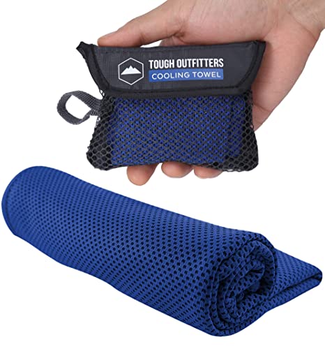 Cooling Neck Towel - Instant Cold Towel for Hot Weather - Royal Blue