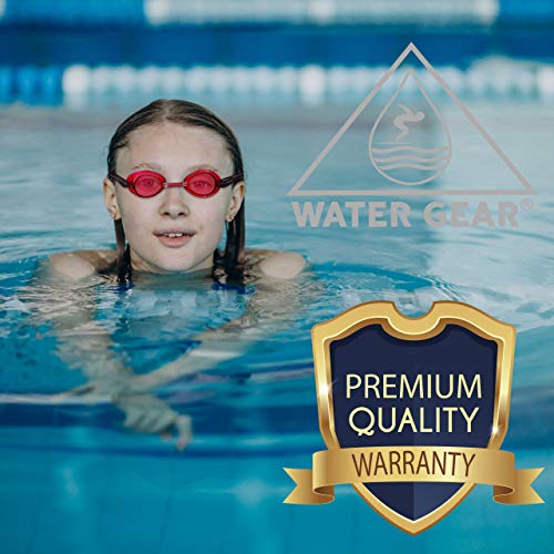 Swedish Pro Goggles for Swimming - Red - Anti-Fog Design