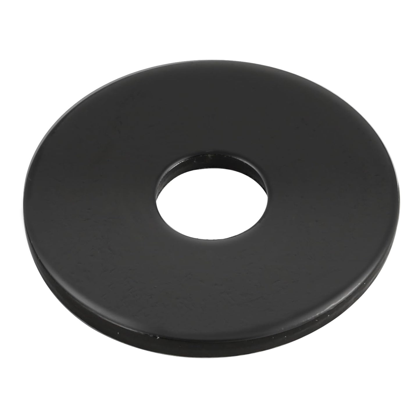 50 PCS 1/4" Stainless Flat Washers, 1" Outer Diameter, 18-8 (304) Stainless Steel Metal Washers for Screws and Bolts, Black Finish