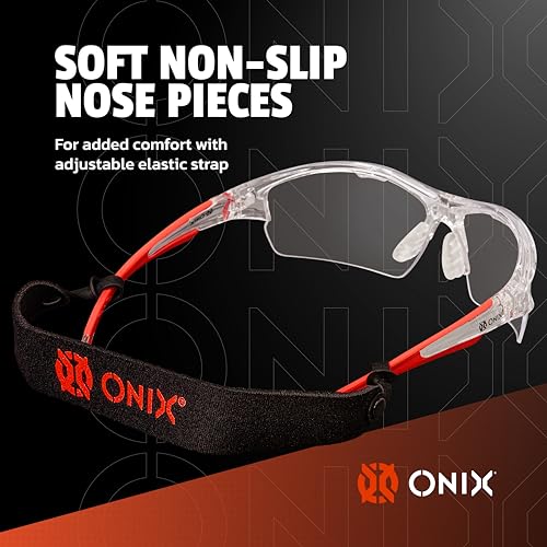 ONIX Pickleball Falcon Eyewear Sun Protection Non-Slip Nose Piece