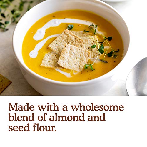 Simple Mills Almond Flour Crackers - Fine Ground Sea Salt, 4.25 Oz