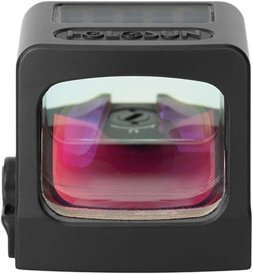 Holosun EPS Carry Series, 2MOA, 6MOA, 32 MOA Circle 2 MOA Dot Options, Modified RMSc, RMSc Adapter Plate, Solar Failsafe - Red/Green/Gold Options