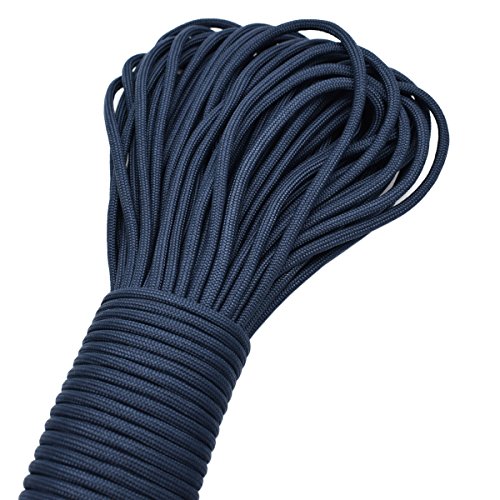 100ft 7-Strand Paracord 550 - 40# Navy Blue