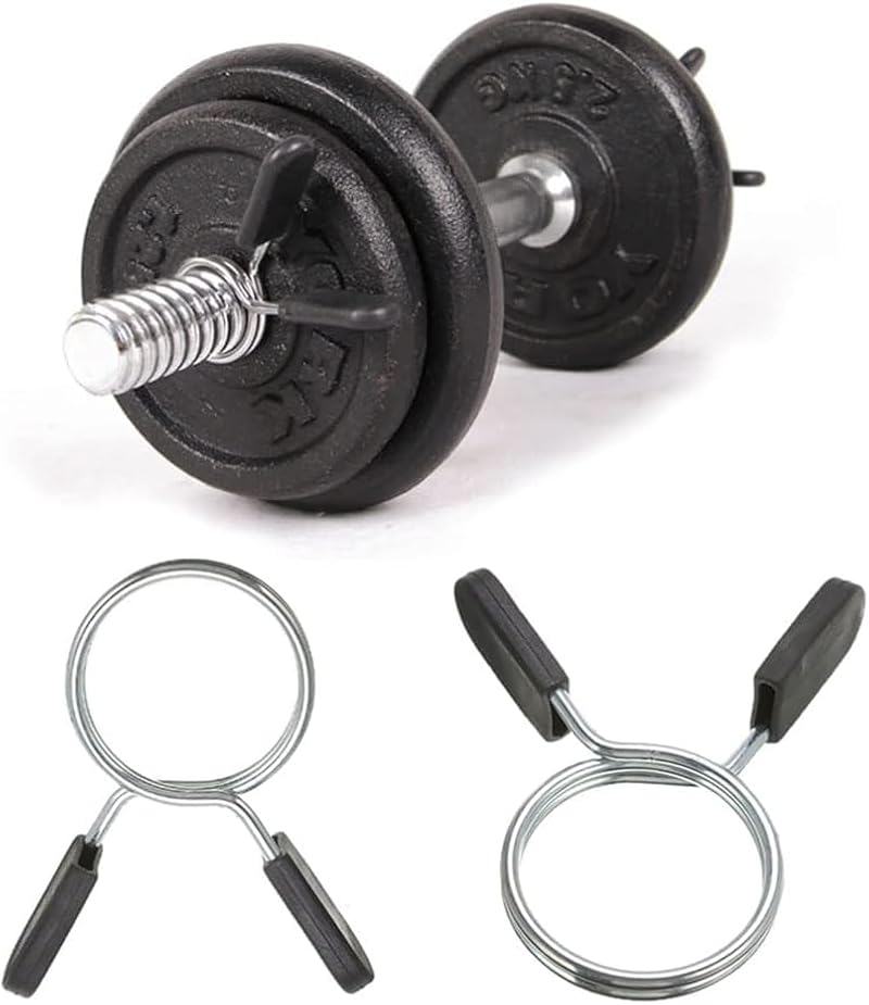 2-Inch Barbell Clips - 4 Pack Olympic Weightlifting Collars